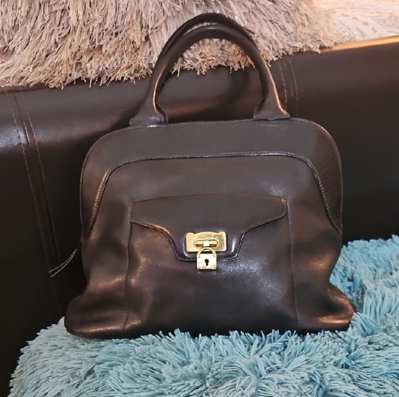 Handbags - Bally  Black Leather Satchel